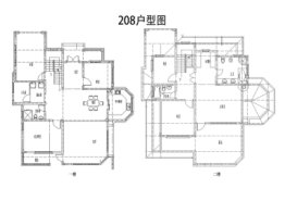 仙人湖度假别墅5室2厅1厨3卫建面208.00㎡