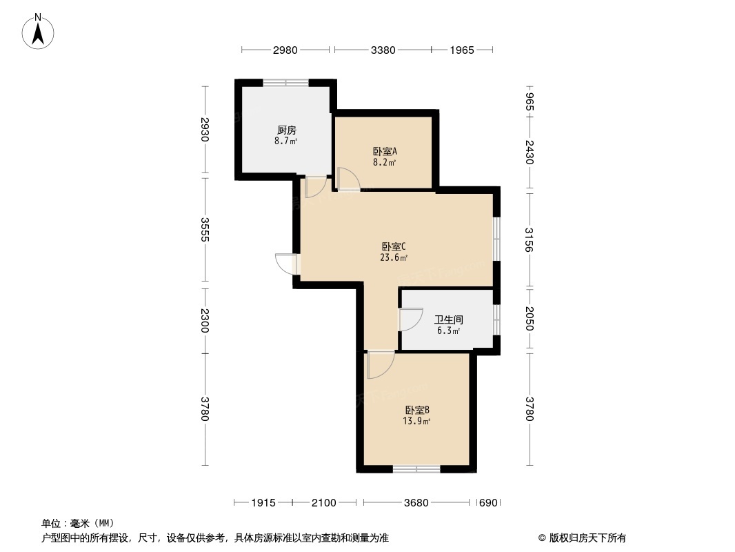 户型图1/2