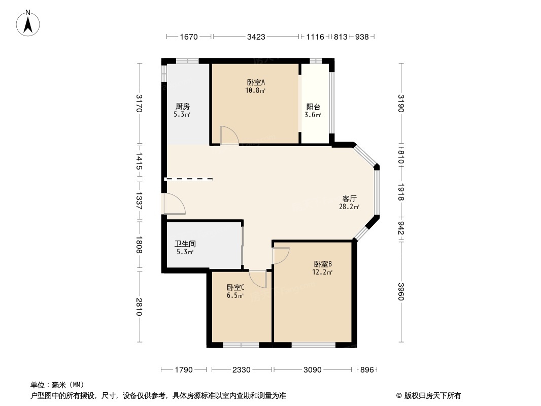 户型图1/2