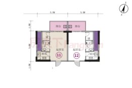 富逸荣景雅园1室1厅1厨1卫建面37.73㎡