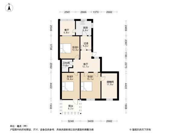 福德新村户型图