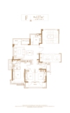 海信观澜F户型-127平-三室两厅两卫