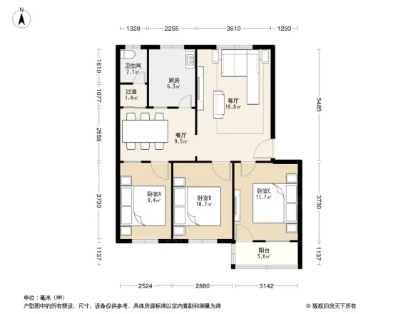 般阳西区户型图