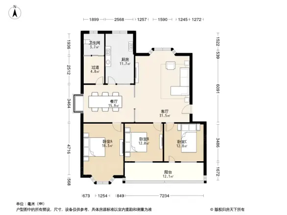 般阳西区户型图