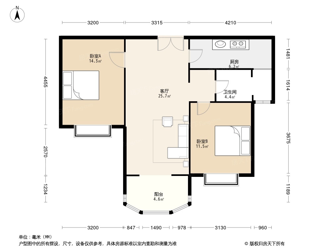 户型图1/2