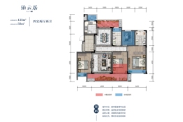 乾州古城湘西秘境A地块4室2厅1厨2卫建面120.00㎡