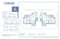 4号楼1、2单元户型图