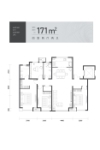 合居园洋房标准层171㎡户型