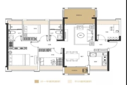 龍光玖譽灣4室2厅1厨2卫建面107.00㎡