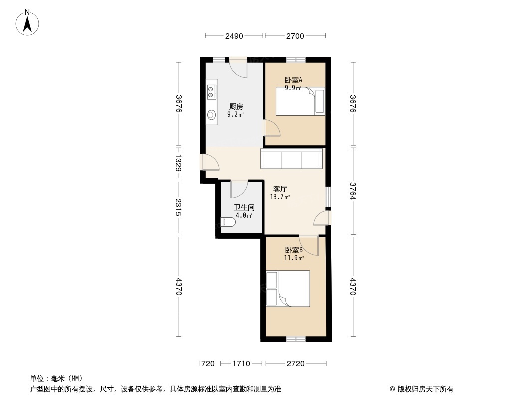 户型图1/2