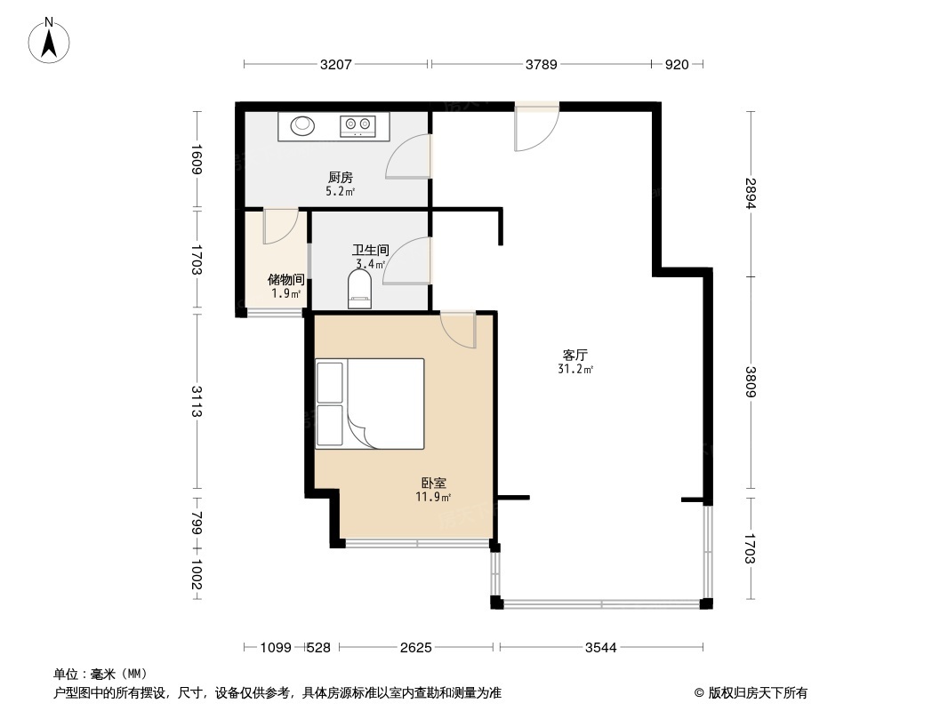 户型图1/2