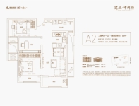 建面约95平方