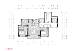 融创 · 壹号汇3室2厅1厨2卫建面120.00㎡