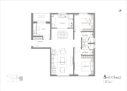 金融街·滨海融御3室2厅1厨2卫建面119.00㎡