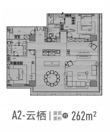 保利海上五月花·望雲建面262.00㎡