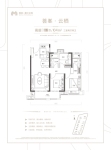 高层建面约104平户型