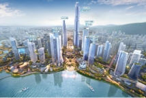 广州国际创新驱动中心环九龙湖CBD效果图