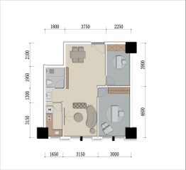 炜岸108建面85.00㎡