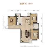 泊澜天下三室128㎡