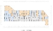 商铺1号楼1层平面分布