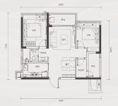 1-5栋建面75平06户型