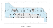 商铺1号楼2层平面分布