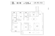 保利大国璟户型图3