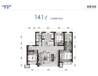 141平米户型图