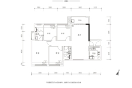 世茂望锦3室2厅1厨2卫建面115.50㎡