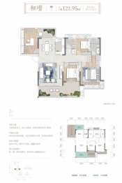 和信府4室2厅1厨2卫建面121.95㎡