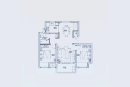 信阳建业·南湖上院2室2厅1厨1卫建面84.50㎡