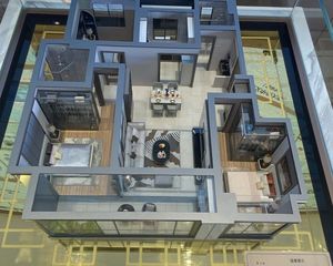 水熙华府89平小洋房3房2卫全新精装全屋中央空调