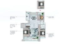 公用瑞马悦府东郡云庭127㎡户型