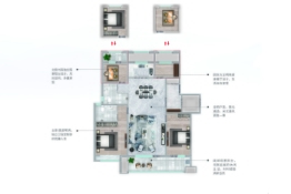 公用瑞马悦府东郡4室2厅2卫建面140.00㎡