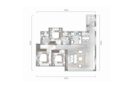 中海汇德里3室2厅1厨2卫建面118.00㎡