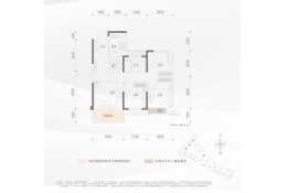 保利阅江台3室2厅1厨1卫建面89.00㎡