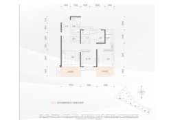 保利阅江台3室2厅1厨2卫建面118.00㎡