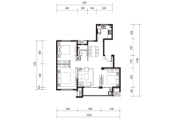 均和宸玥府3室2厅1厨1卫建面107.00㎡