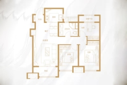 玖云府3室2厅1厨1卫建面98.00㎡