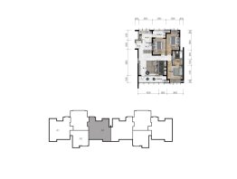 茅台广场3室2厅1厨2卫建面130.00㎡