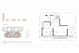 新希望·D10天际3室2厅1厨2卫建面118.00㎡