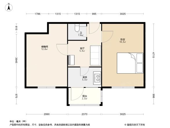 卢沟桥北里户型图