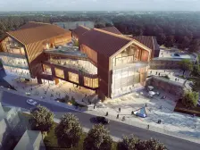 华远春风渡联排别墅,上下3层,带花园露台