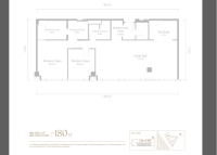 建面约180平米户型