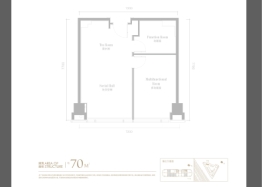 金融街（东湖）中心1室建面70.00㎡