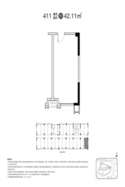 龙湖·铂金岛1室1厅1厨1卫建面42.11㎡