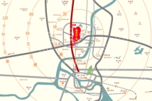 鸿鑫·新英红广场区域交通图
