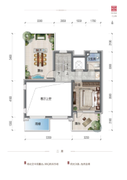 观澜世家3室2厅1厨3卫建面140.00㎡