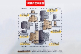 新鸿基·珑汇3室2厅1厨2卫建面65.00㎡