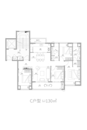 万科 燕语光年4室2厅1厨2卫建面130.00㎡